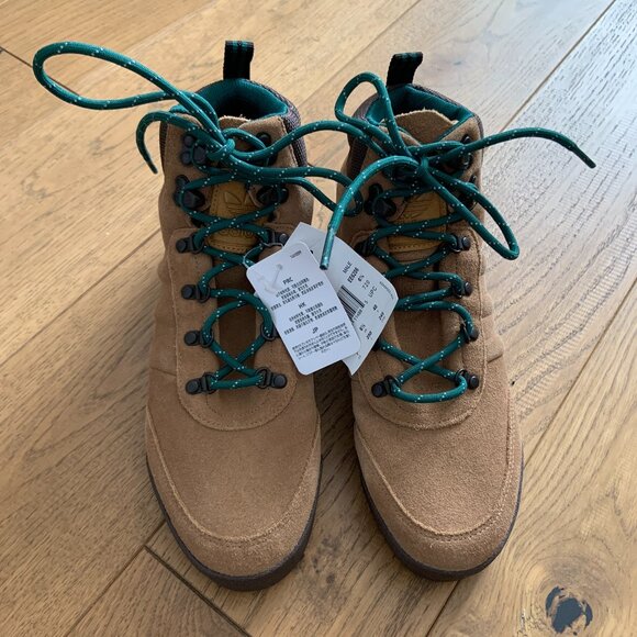 Men's Adidas Jake Blauvelt Boot 2.0 Raw Desert Leather Suede Brown Green Size 7 - Picture 2 of 8